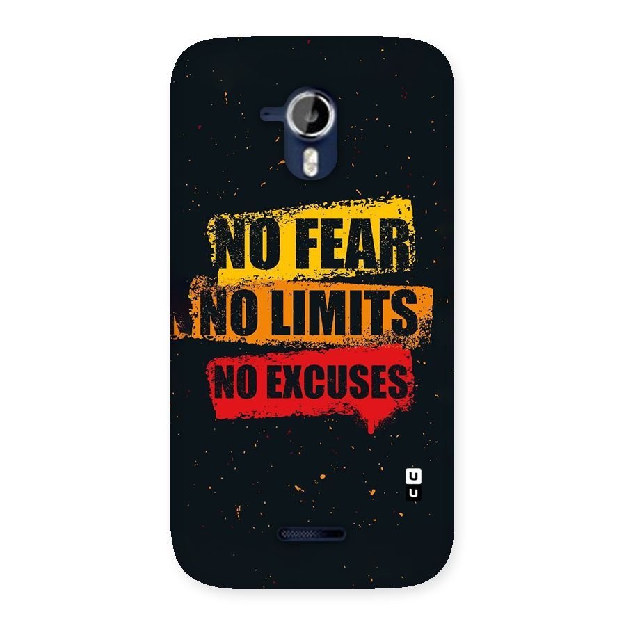 No Fear No Limits Back Case for Micromax Canvas Magnus A117