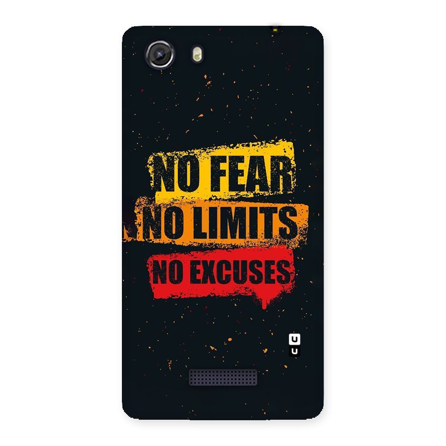 No Fear No Limits Back Case for Micromax Unite 3