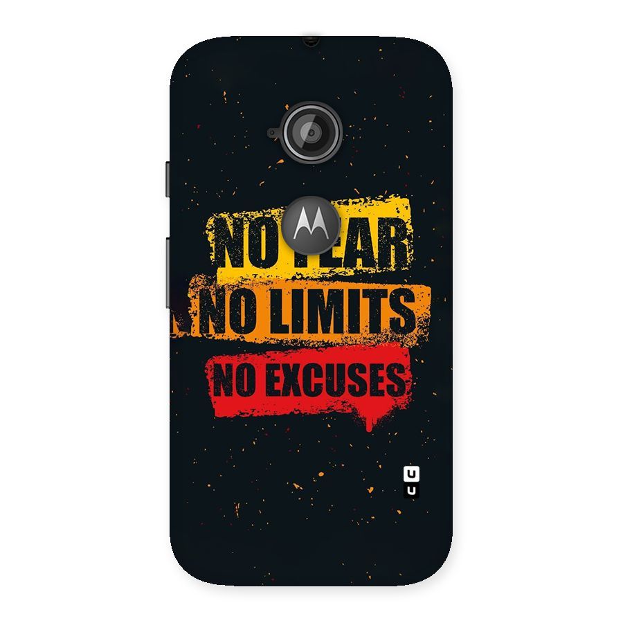 No Fear No Limits Back Case for Moto E 2nd Gen