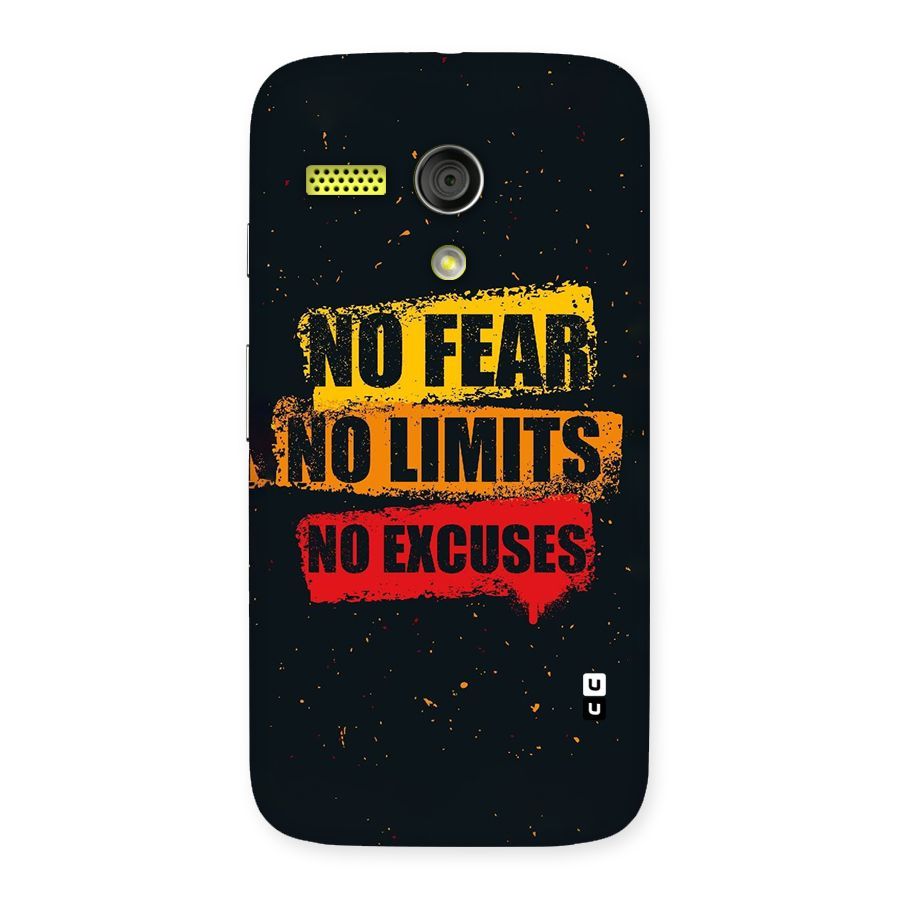 No Fear No Limits Back Case for Moto G
