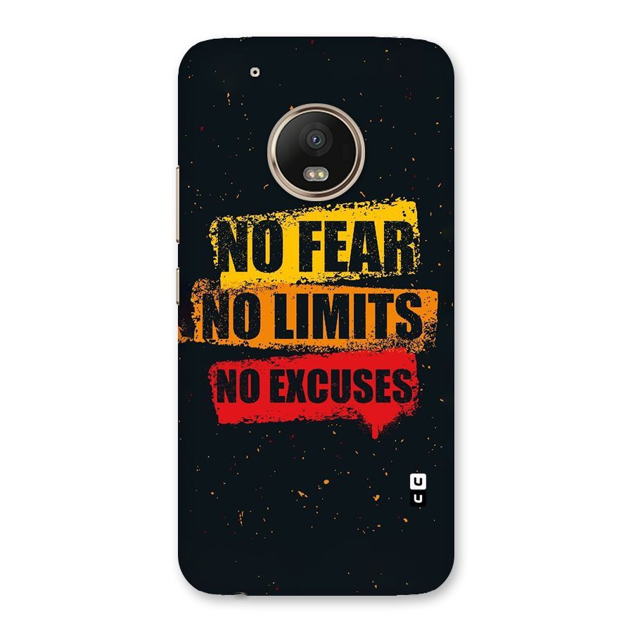 No Fear No Limits Back Case for Moto G5 Plus