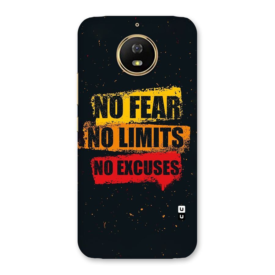 No Fear No Limits Back Case for Moto G5s