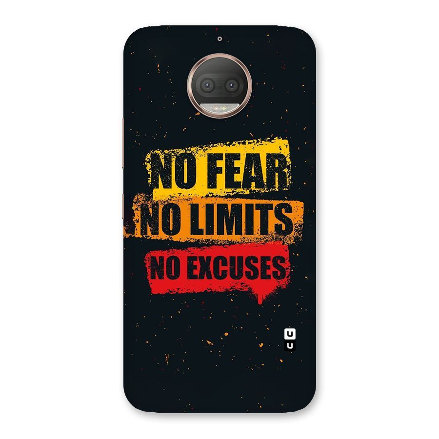 No Fear No Limits Back Case for Moto G5s Plus