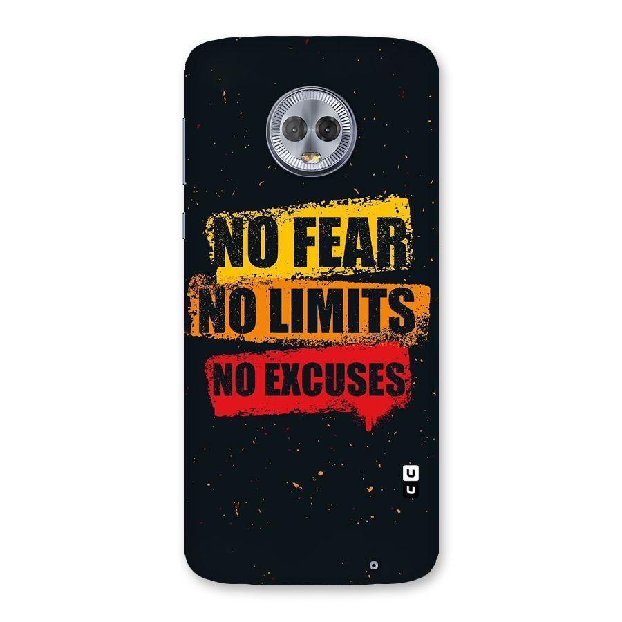 No Fear No Limits Back Case for Moto G6 Plus