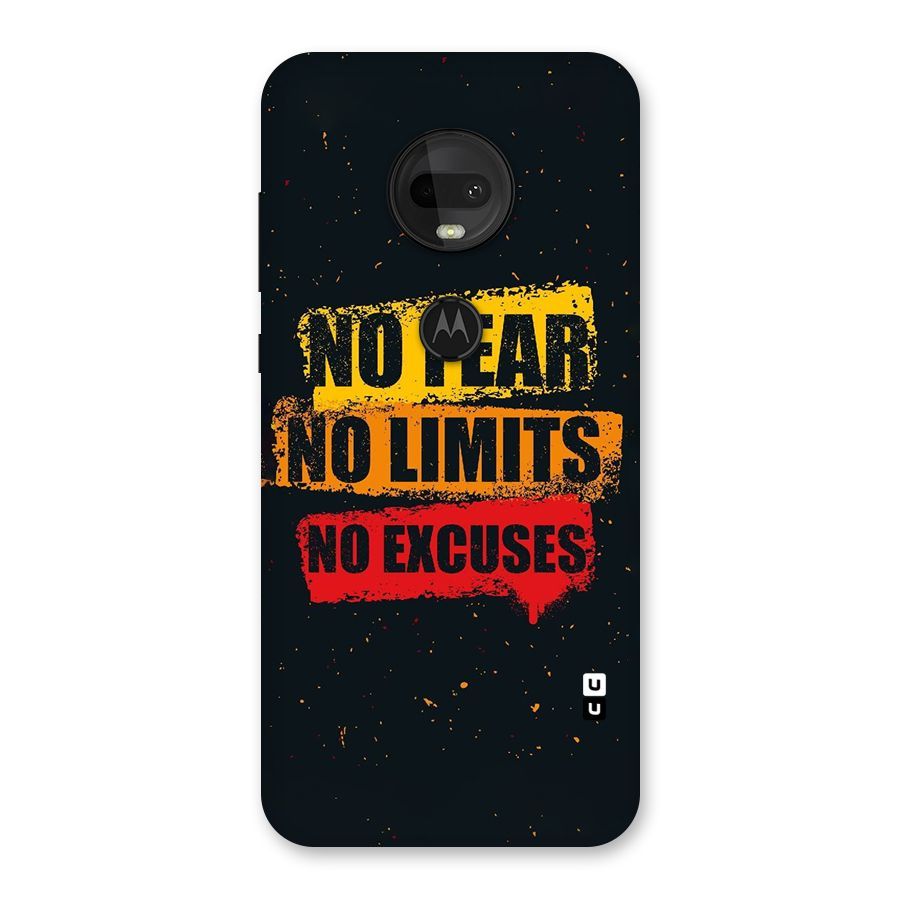 No Fear No Limits Back Case for Moto G7