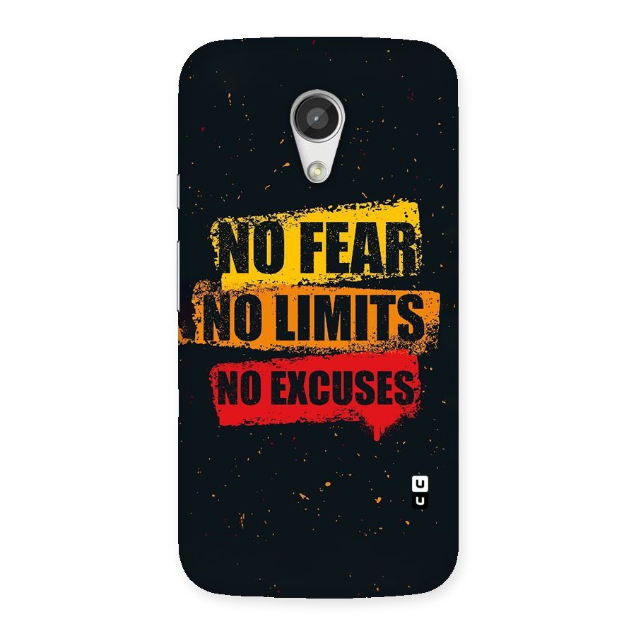 No Fear No Limits Back Case for Moto G 2nd Gen