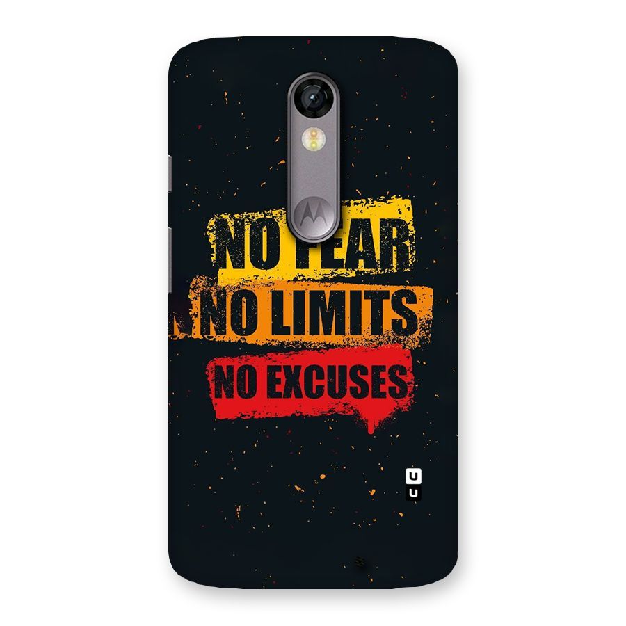 No Fear No Limits Back Case for Moto X Force