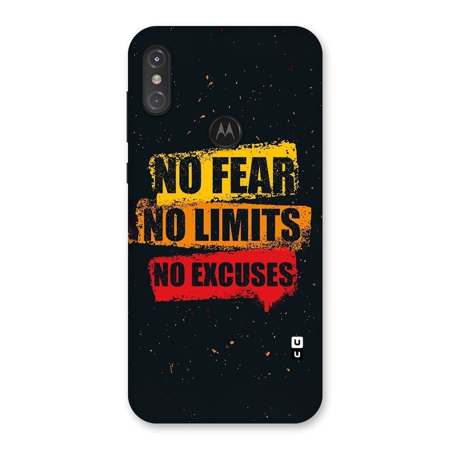 No Fear No Limits Back Case for Motorola One Power