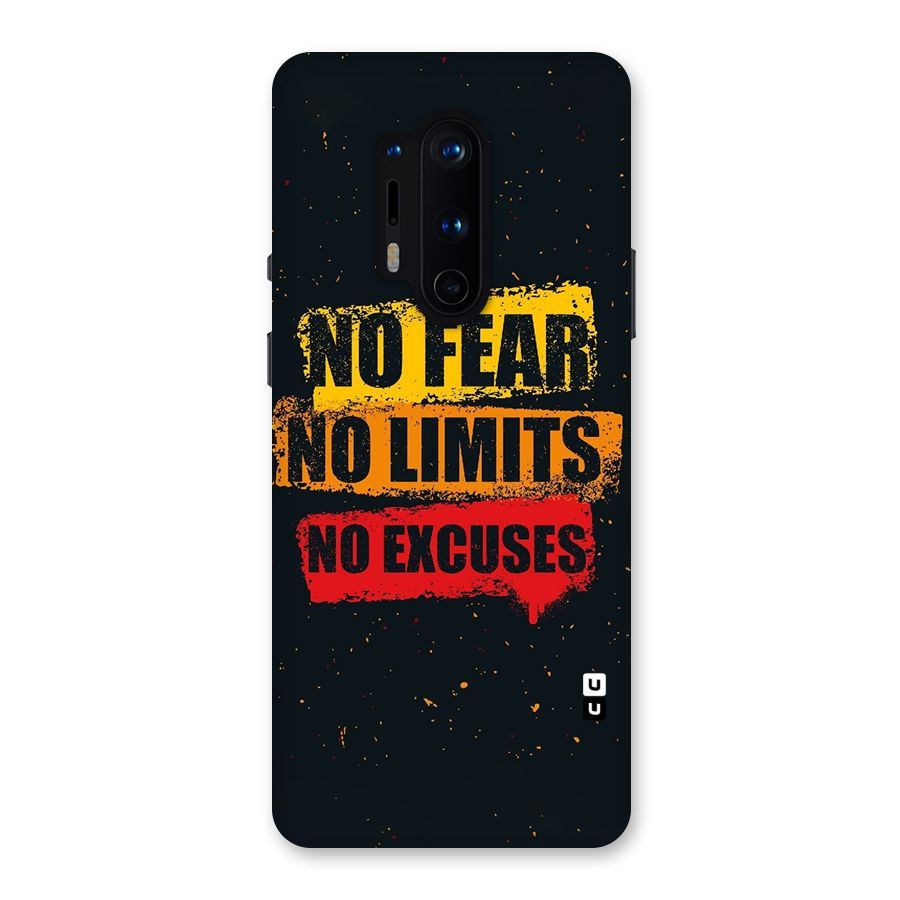 No Fear No Limits Back Case for OnePlus 8 Pro