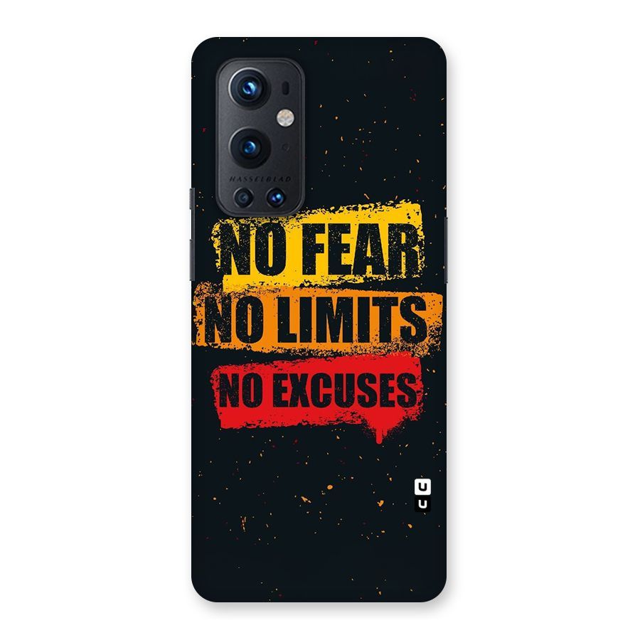 No Fear No Limits Back Case for OnePlus 9 Pro