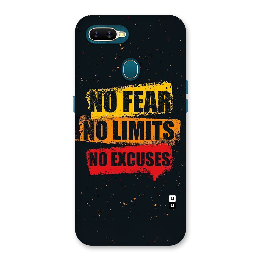 No Fear No Limits Back Case for Oppo A11k