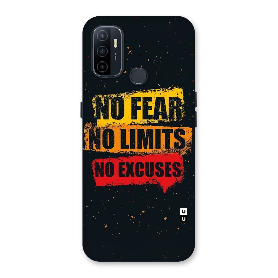 No Fear No Limits Back Case for Oppo A32