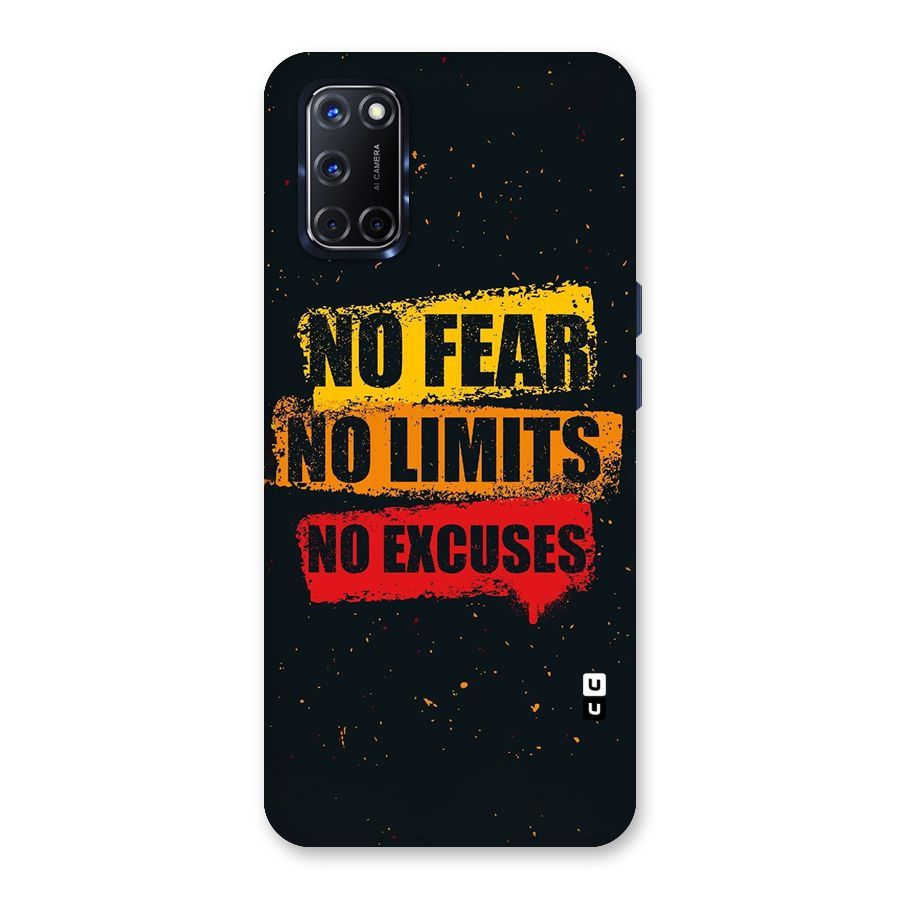 No Fear No Limits Back Case for Oppo A52