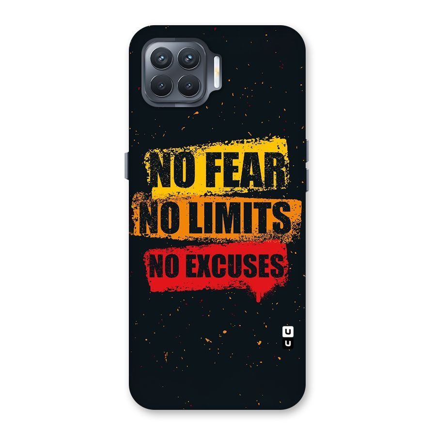 No Fear No Limits Back Case for Oppo F17 Pro