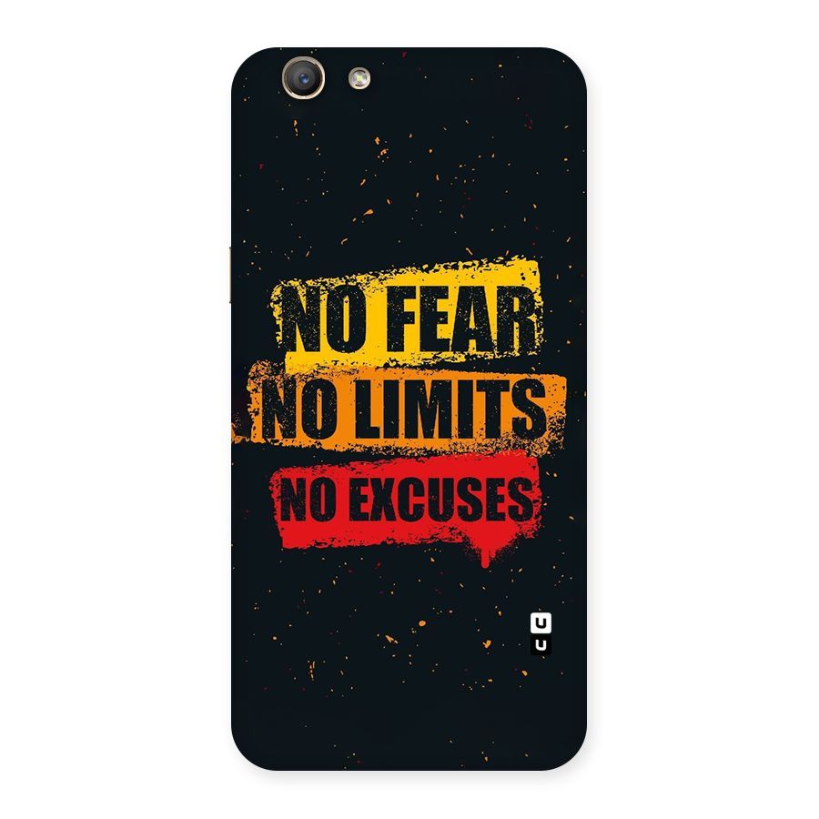 No Fear No Limits Back Case for Oppo F1s