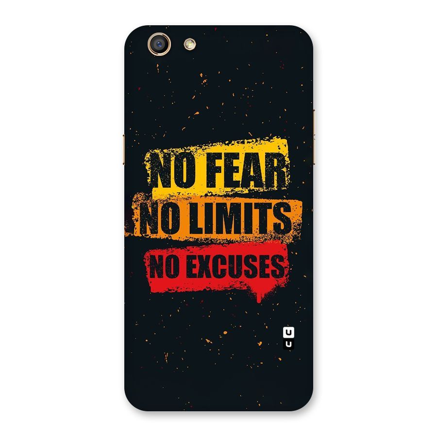 No Fear No Limits Back Case for Oppo F3