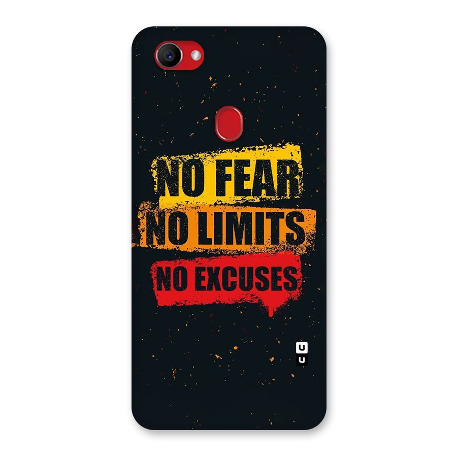 No Fear No Limits Back Case for Oppo F7
