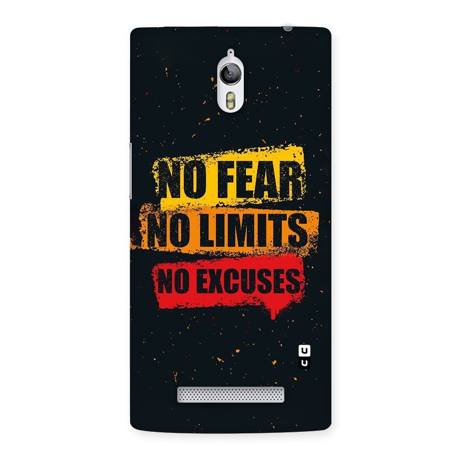 No Fear No Limits Back Case for Oppo Find 7