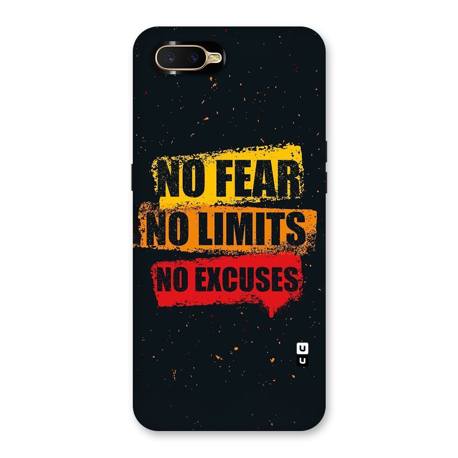 No Fear No Limits Back Case for Oppo K1