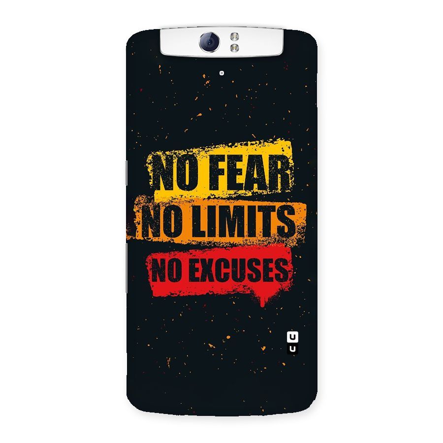 No Fear No Limits Back Case for Oppo N1