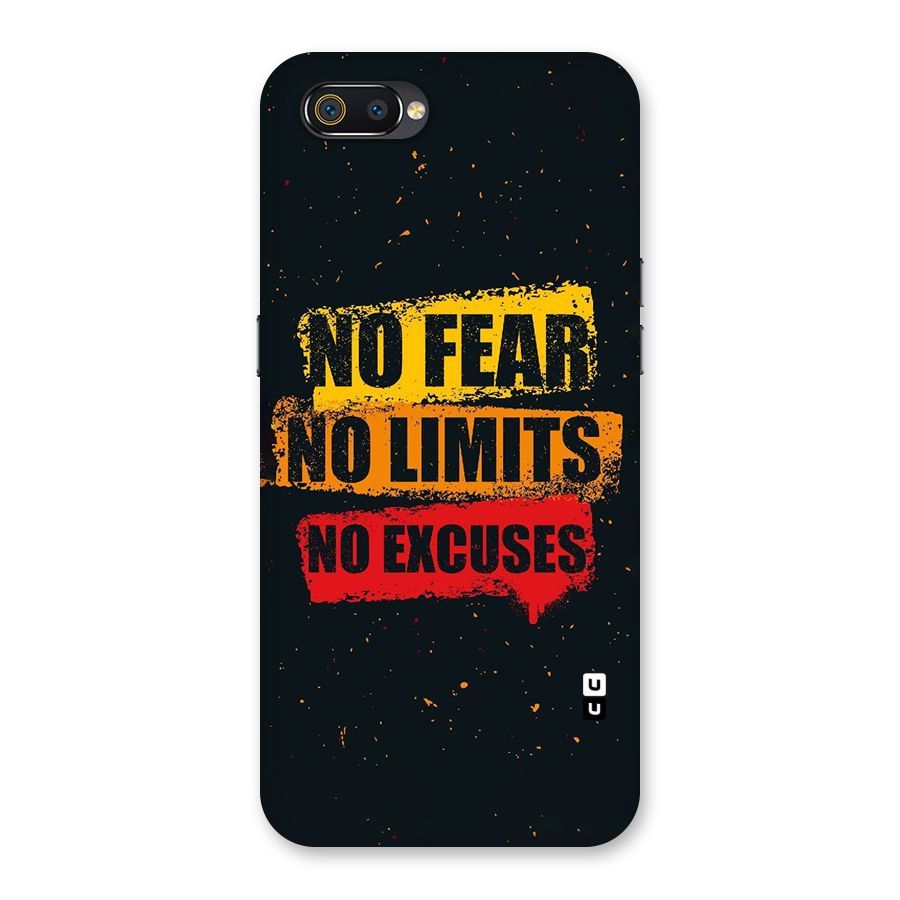 No Fear No Limits Back Case for Realme C2