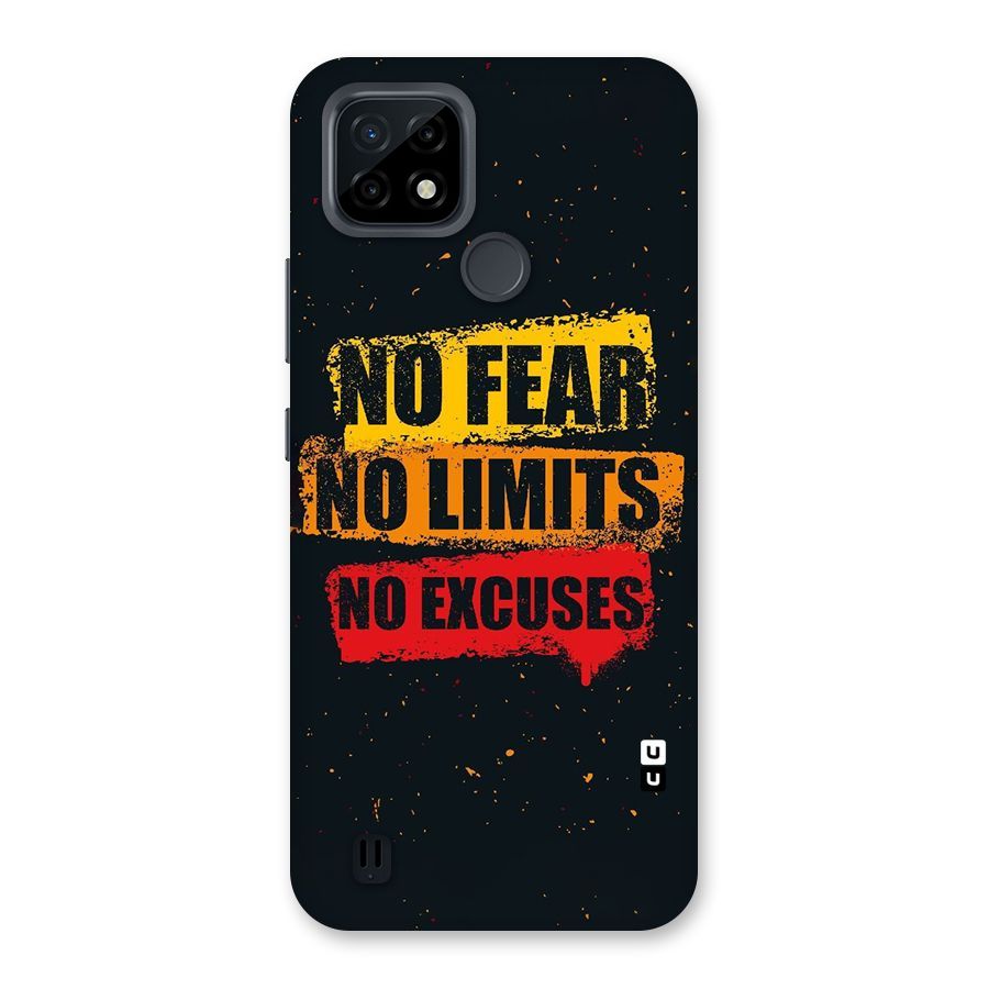 No Fear No Limits Back Case for Realme C21