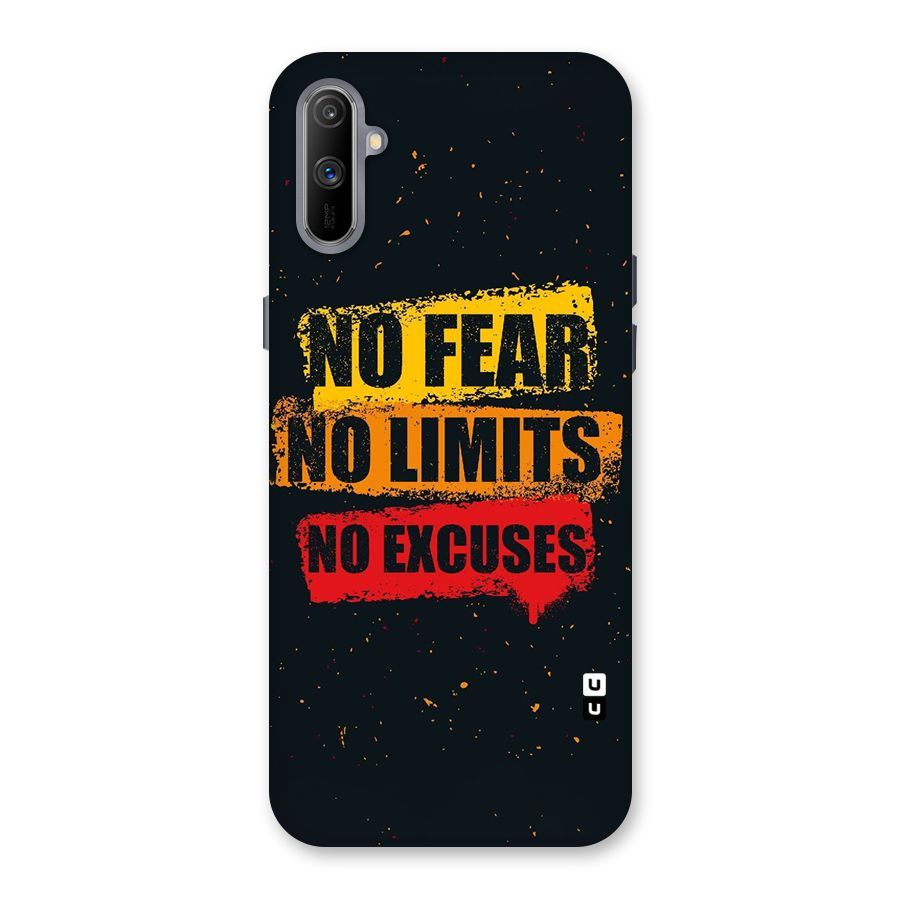 No Fear No Limits Back Case for Realme C3