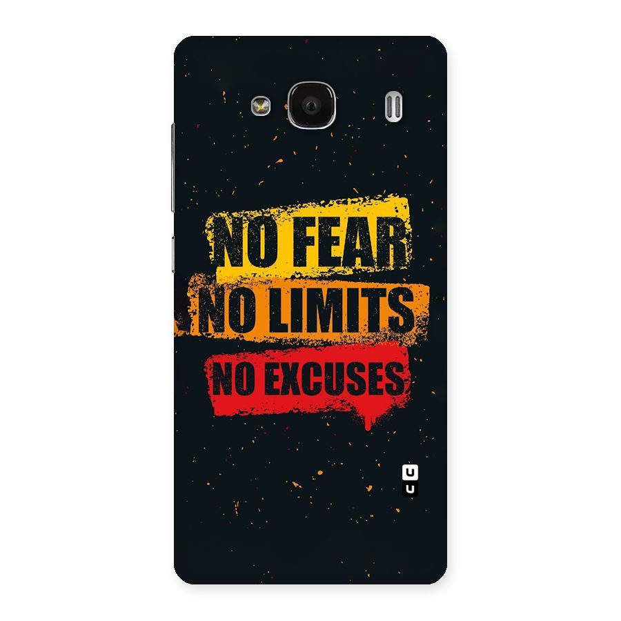 No Fear No Limits Back Case for Redmi 2s
