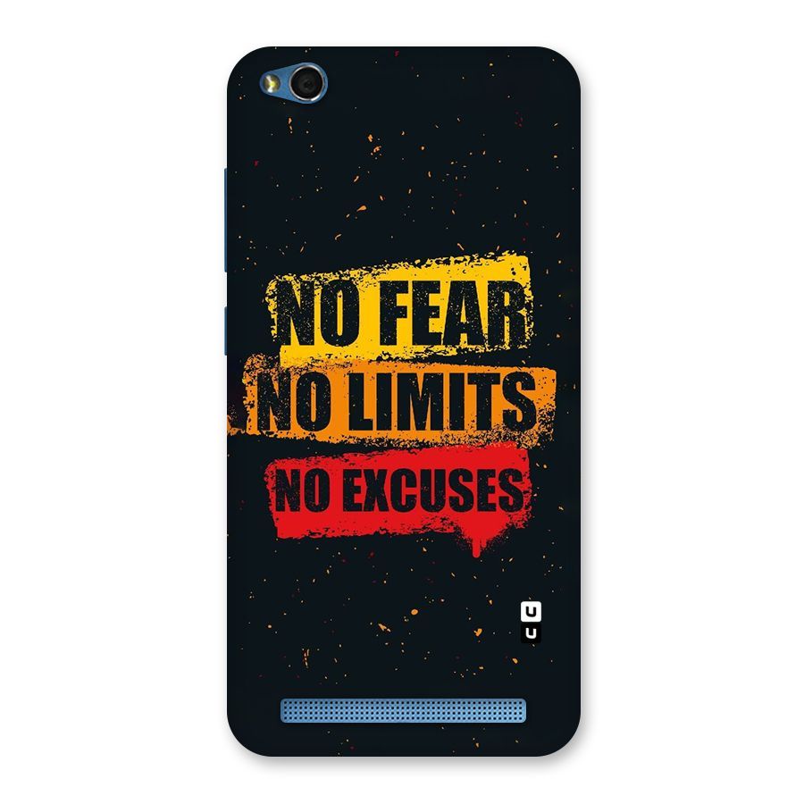 No Fear No Limits Back Case for Redmi 5A