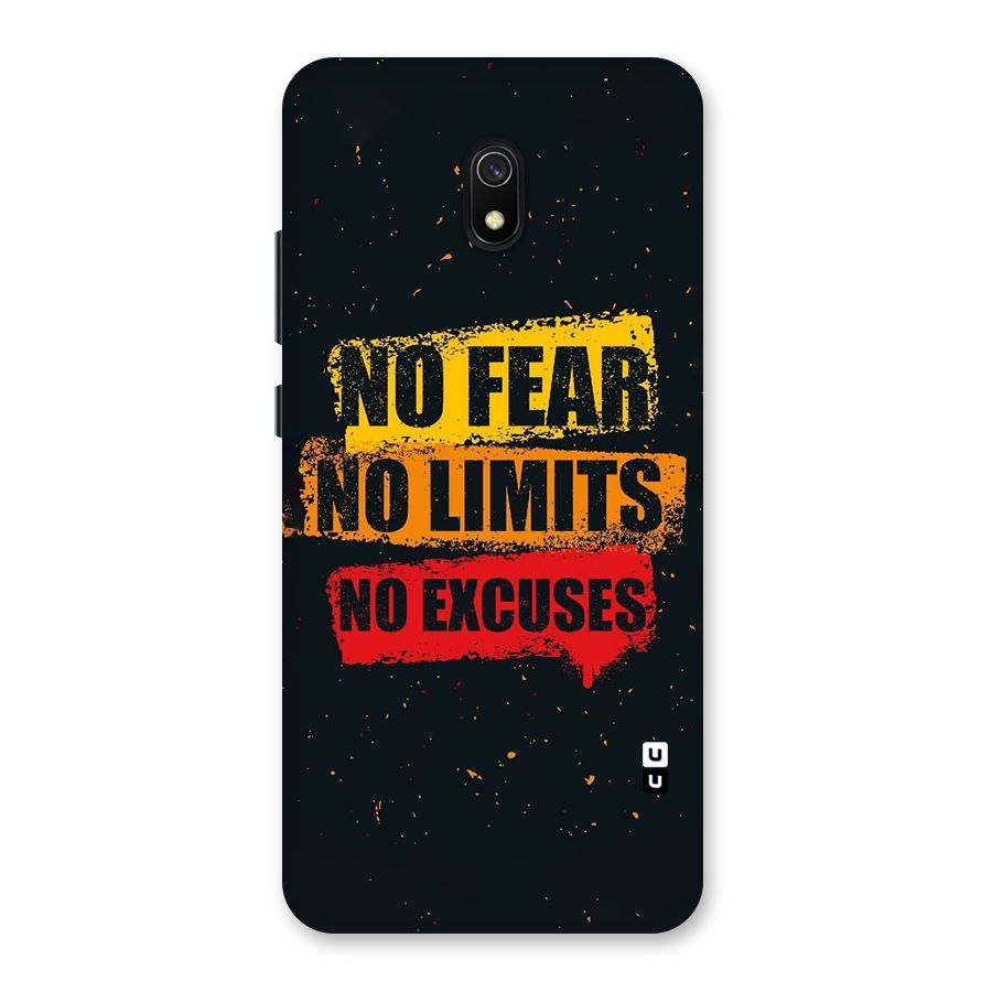 No Fear No Limits Back Case for Redmi 8A