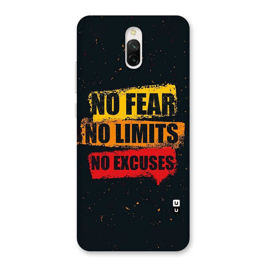 No Fear No Limits Back Case for Redmi 8A Dual