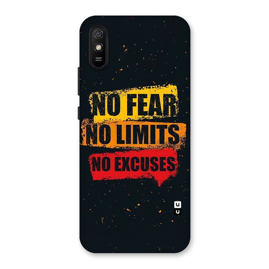No Fear No Limits Back Case for Redmi 9i