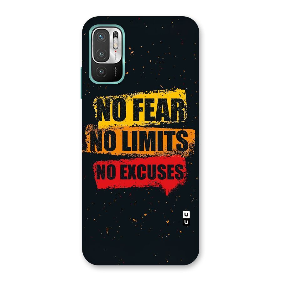 No Fear No Limits Back Case for Redmi Note 10T 5G