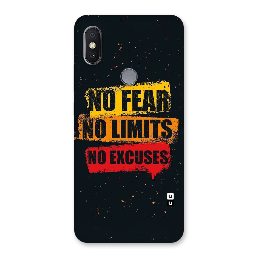 No Fear No Limits Back Case for Redmi Y2
