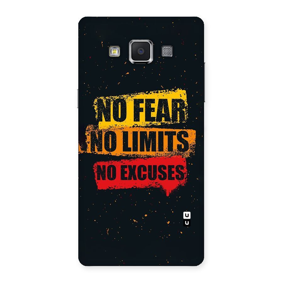 No Fear No Limits Back Case for Samsung Galaxy A5