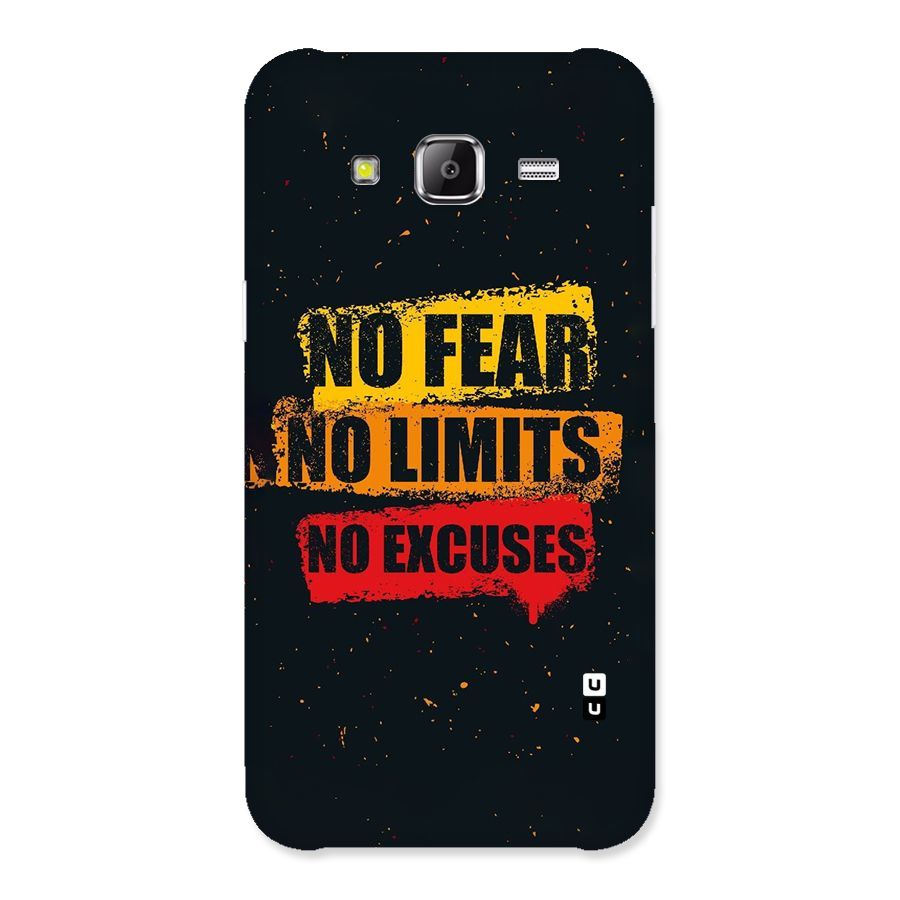 No Fear No Limits Back Case for Samsung Galaxy J2 Prime