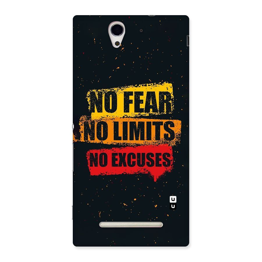 No Fear No Limits Back Case for Sony Xperia C3