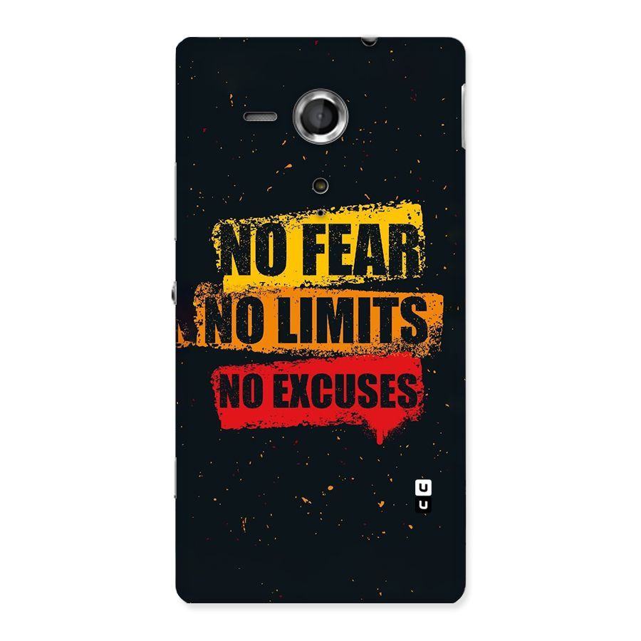 No Fear No Limits Back Case for Sony Xperia SP