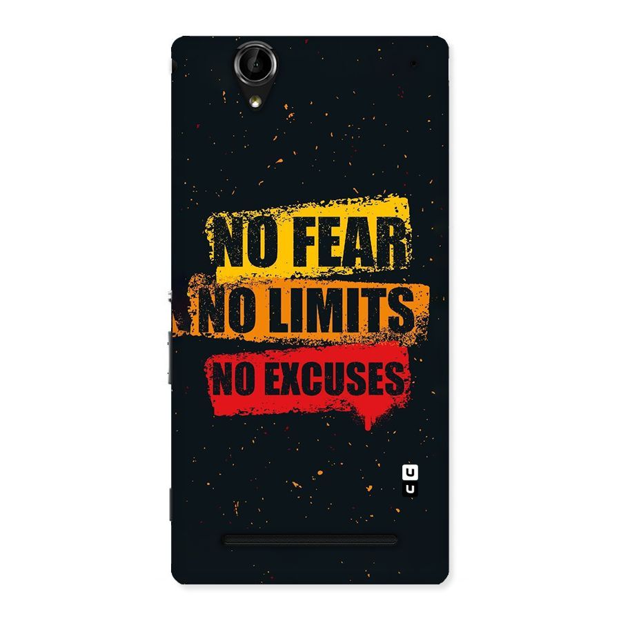 No Fear No Limits Back Case for Sony Xperia T2
