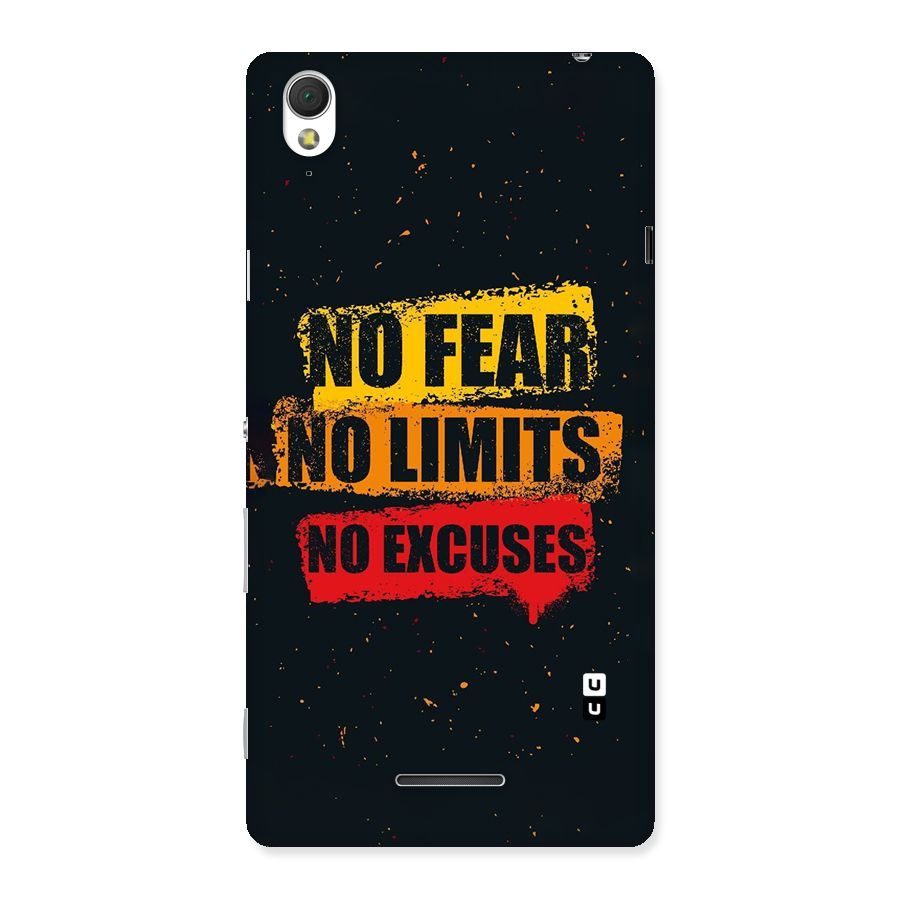 No Fear No Limits Back Case for Sony Xperia T3
