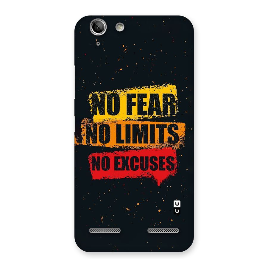No Fear No Limits Back Case for Vibe K5