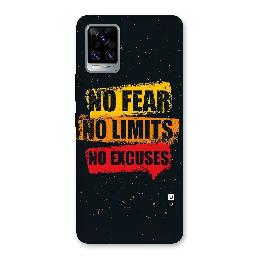 No Fear No Limits Back Case for Vivo V20 Pro