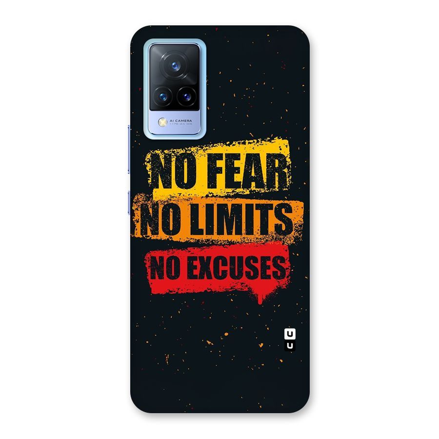 No Fear No Limits Back Case for Vivo V21 5G