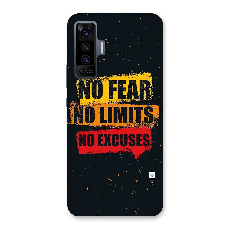 No Fear No Limits Back Case for Vivo X50