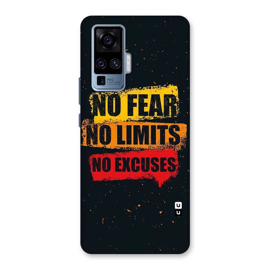 No Fear No Limits Back Case for Vivo X50 Pro