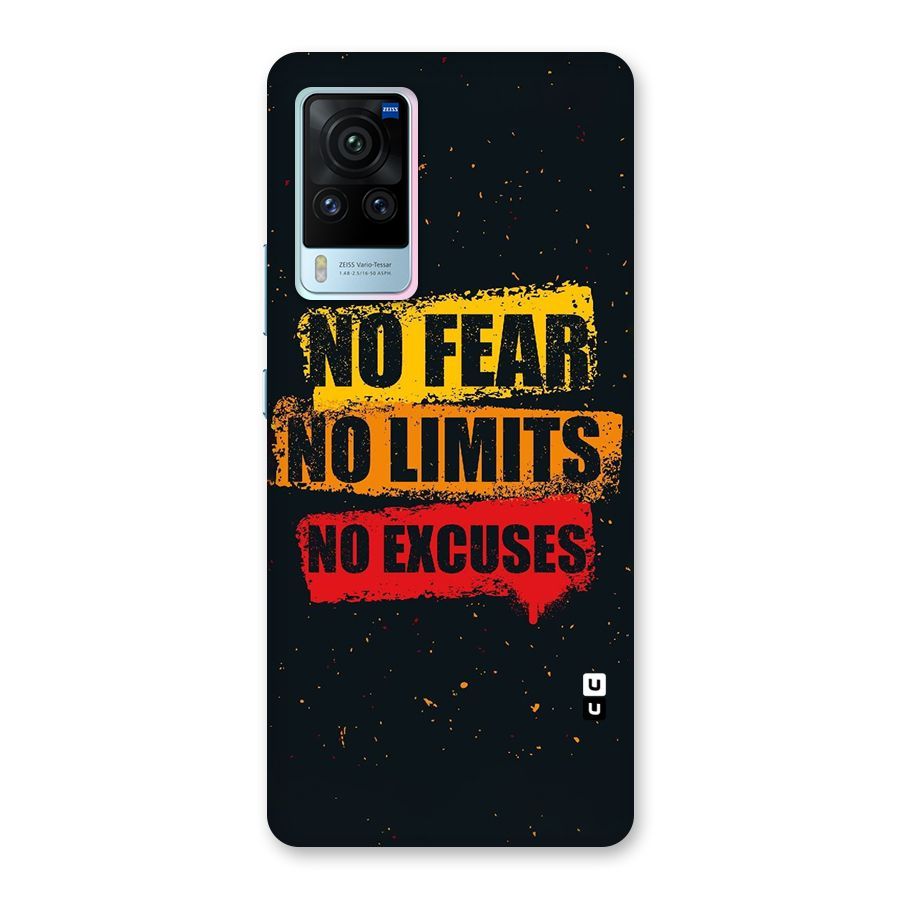 No Fear No Limits Back Case for Vivo X60 Pro