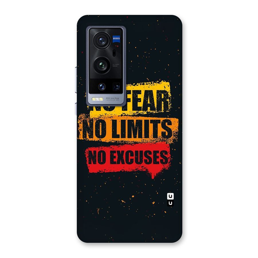 No Fear No Limits Back Case for Vivo X60 Pro Plus