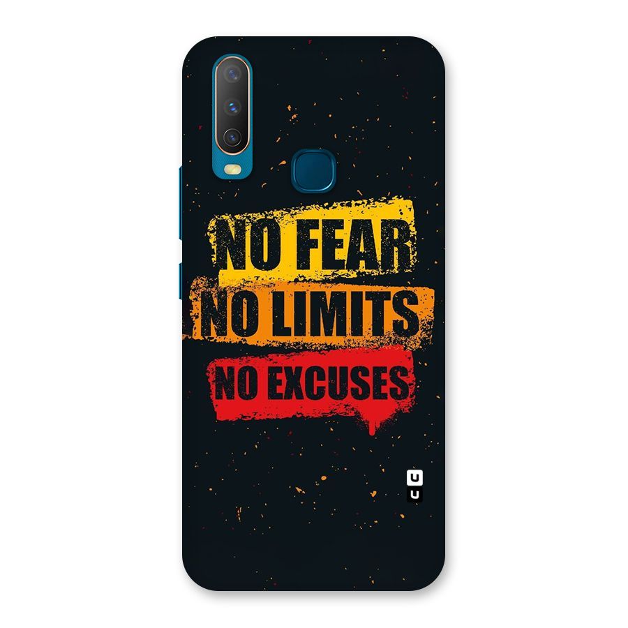 No Fear No Limits Back Case for Vivo Y17
