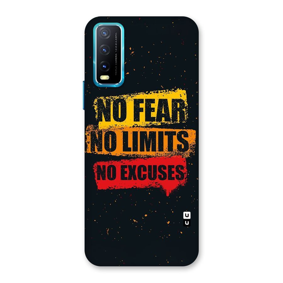No Fear No Limits Back Case for Vivo Y20G