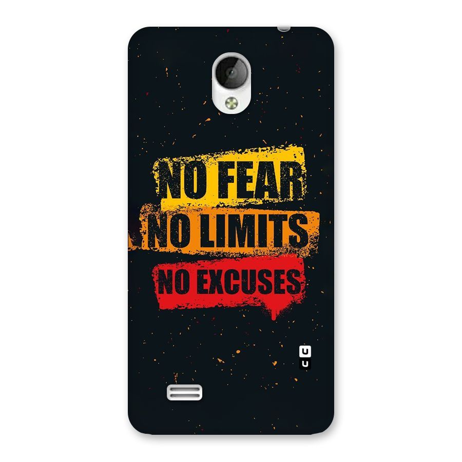 No Fear No Limits Back Case for Vivo Y21